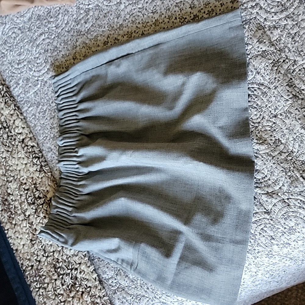 Gray wool skirt from J-Crew Mercantile.